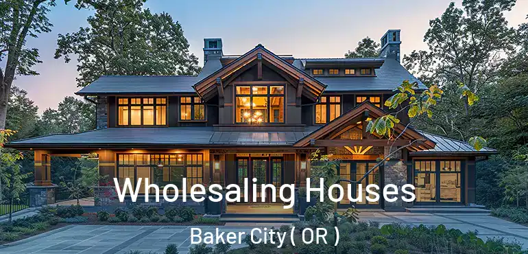  Wholesaling Houses Baker City ( OR )